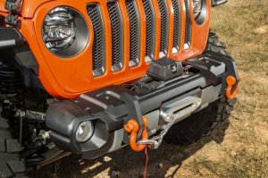 Jeep Gladiator Bumper - Front - Rugged Ridge - Venator Stubby - Satin Black - `20-`22