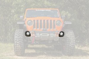 Jeep Gladiator Front Bumper Stubby Ends - Rugged Ridge - Venator - Black - `20-`22