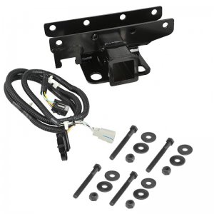 Jeep Wrangler JK Receiver Hitch Kit - Rear - Rugged Ridge - Black - `07-`18