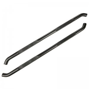 Jeep Gladiator Side Steps - Rugged Ridge - 3-Inch Round - Fine Textured Black - `20-`22