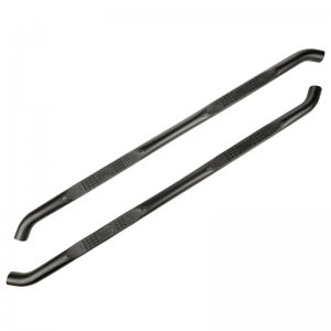 Jeep Gladiator Side Steps - Rugged Ridge - 3-Inch Round - Fine Textured Black - `20-`22