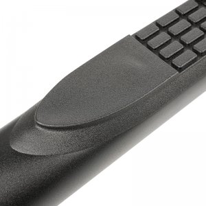 Jeep Gladiator Side Steps - Rugged Ridge - 3-Inch Round - Fine Textured Black - `20-`22