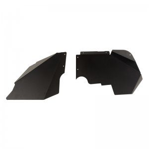 Jeep Wrangler JK Fender Liners - Front - Rugged Ridge - Aluminum - Black - `07-`18