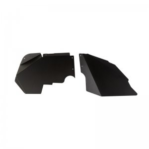 Jeep Wrangler JK Fender Liners - Front - Rugged Ridge - Aluminum - Black - `07-`18
