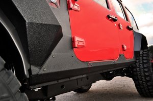 Jeep Wrangler JK Body Armor Cladding - Rugged Ridge - XHD - Black - `07-`18