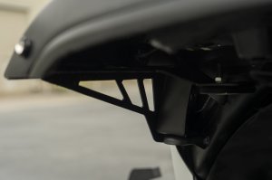 Jeep Gladiator Fender Flare - Front - Rugged Ridge - Chop Brackets with Turn Signals and Side Markers - Matte Black - `20-`22