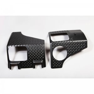 Jeep Wrangler JK Body Armor - Rear - Rugged Ridge - Corner Guards - Black - `07-`18