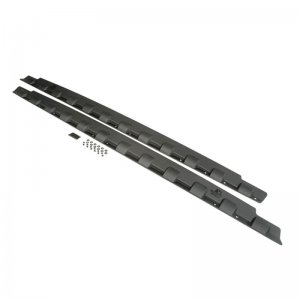 Jeep Wrangler JK Rocker Guard Kit, Body Armor - Rocker - Rugged Ridge - Matte Black - `07-`18