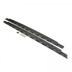 Jeep Wrangler JK Rocker Guard Kit, Body Armor - Rocker - Rugged Ridge - Matte Black - `07-`18