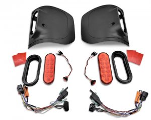 Jeep Gladiator Tail Light - Rear - Rugged Ridge - Flush Mount - Black - `20-`24