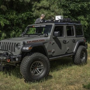 Jeep Wrangler JL Roof Rack with Basket - Rugged Ridge - `18-`21