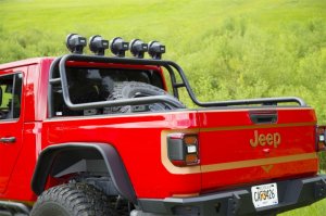 Jeep Gladiator Roof Rack - Rugged Ridge - Sport Rack - Black - `20-`22