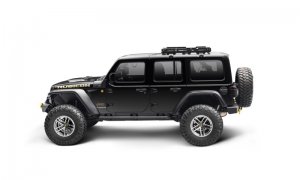 Jeep Wrangler JL Flat Style Flares - Bushwacker - Hyperform - Black - `18-`21