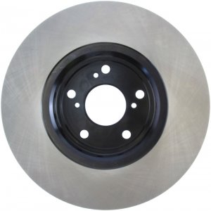 Honda Civic Brake Rotor (1) - Front - Stoptech - Cryostop Blank - Black - `17-`20
