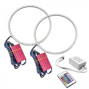 Jeep Wrangler JL Headlight Halo Kit - ORACLE Lighting - LED Surface Mount