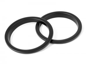 Jeep Wrangler JK Light Bezels - Rugged Ridge - Black - `07-`18