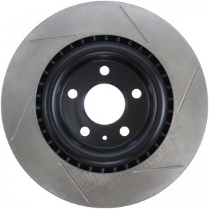 Porsche Macan Brake Rotor (1) - Rear Right - Stoptech - Slotted Sport - `15-`20