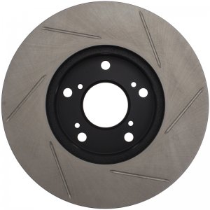 Honda Civic Brake Rotor (1) - Front Right - Stoptech - Slotted - `06-`20