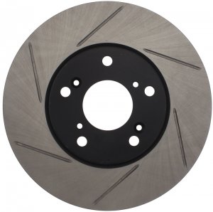 Honda Civic Brake Rotor (1) - Front Right - Stoptech - Slotted - `06-`20