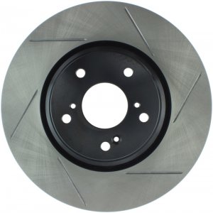 Honda Civic Brake Rotor (1) - Front Left - Stoptech - Slotted - `17-`20