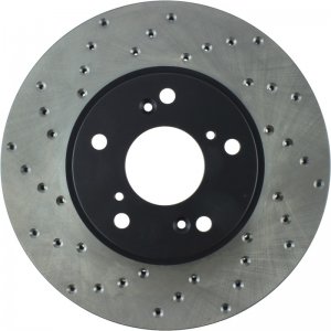Honda Civic Brake Rotor (1) - Front Right - Stoptech - Sport Cryo Drilled - `06-`17