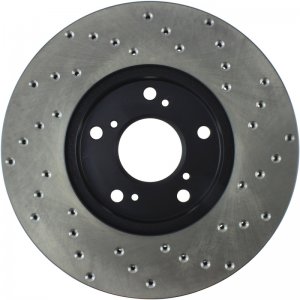 Honda Civic Brake Rotor (1) - Front Right - Stoptech - Sport Cryo Drilled - `06-`17