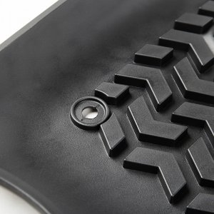 Jeep Wrangler JK Floor Liner - Front - Rugged Ridge - Black - `07-`18