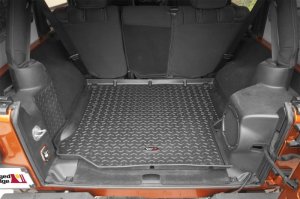 Jeep Wrangler JK Cargo Liner - Cargo - Rugged Ridge - All Terrain - Black - `07-`18
