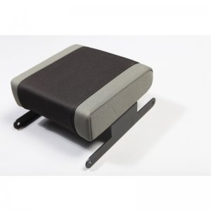 Jeep Wrangler JK Center Console Cover - Front - Rugged Ridge - Neoprene - Black w/ Gray - `07-`10