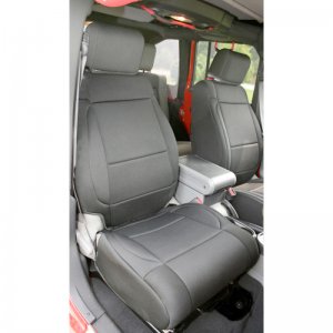 Jeep Wrangler JK Seat Covers - Front - Rugged Ridge - Neoprene - Black - `11-`18