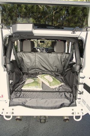 Jeep Wrangler JK Cargo Cover - Rear - Rugged Ridge - C3 - `07-`18
