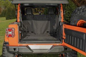 Jeep Wrangler JL Cargo Cover - Rear - Rugged Ridge - Black - `18-`21