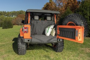 Jeep Wrangler JL Cargo Cover - Rear - Rugged Ridge - Black - `18-`21