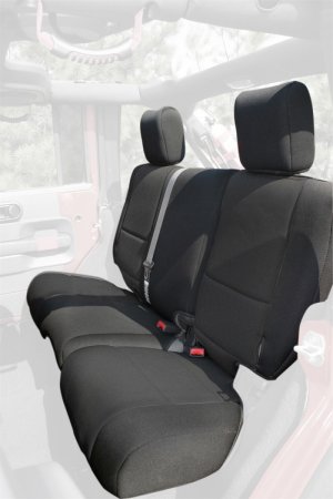 Jeep Wrangler JK Seat Cover Kit - Front/Rear - Rugged Ridge - Black - `11-`18