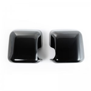 Jeep Wrangler JK Mirror Covers - Rugged Ridge - Paintable - Black - `07-`18