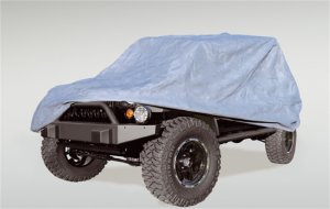 Jeep Wrangler JK Full Car Covers - Rugged Ridge - Three Layer - Gray - `07-`18