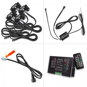 Jeep Gladiator Headlight DRL Upgrade Kit - ORACLE Lighting - RGB+W ColorSHIFT DRL Upgrade