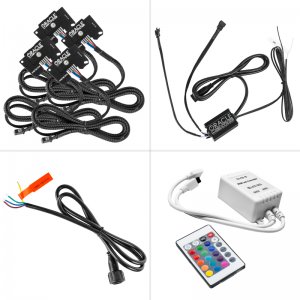 Jeep Wrangler JL Headlight DRL Kit - ORACLE Lighting - ColorSHIFT - RGB+W - 0