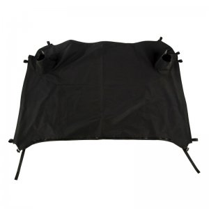 Jeep Wrangler JK Tonneau Cover - Rear - Rugged Ridge - Black - `07-`18
