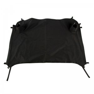 Jeep Wrangler JK Tonneau Cover - Rear - Rugged Ridge - Black - `07-`18