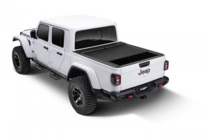 Jeep Gladiator Tonneau Cover - Rugged Ridge - Armis Retractable Locking Bed Cover 