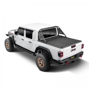 Jeep Gladiator Tonneau Cover - Rugged Ridge - Armis Retractable with Max Track - Black - `20-`22
