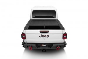 Jeep Gladiator Tonneau Cover - Rugged Ridge - Armis Retractable with Max Track - Black - `20-`22