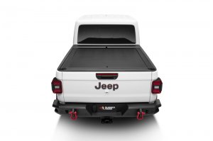 Jeep Gladiator Tonneau Cover - Rugged Ridge - Armis Retractable with Max Track - Black - `20-`22