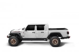 Jeep Gladiator Tonneau Cover - Rugged Ridge - Armis Retractable with Max Track - Black - `20-`22