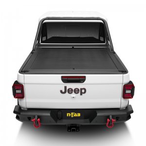 Jeep Gladiator Tonneau Cover - Rugged Ridge - Armis Retractable with Max Track - Black - `20-`22