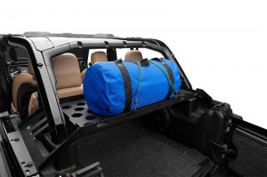 Jeep Wrangler JL Interior Storage Rack - Rugged Ridge - Black - `18-`22