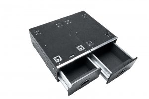 Jeep Wrangler JL Cargo Storage Drawers - Rugged Ridge - Black - `18-`22