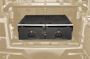Jeep Wrangler JL Cargo Storage Drawers - Rugged Ridge - Black - `18-`22