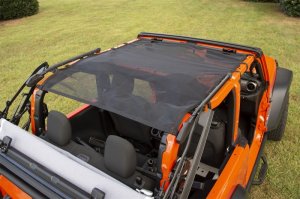 Jeep Wrangler JL Eclipse Sun Shade - Full - Rugged Ridge - Black - `18-`21